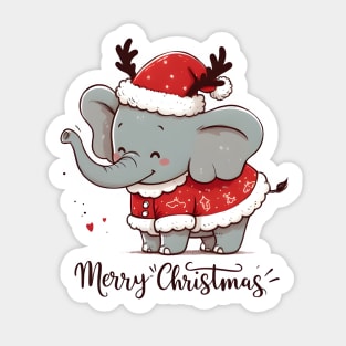 Festive Cartoon Delights: Elevate Your Holidays with Cheerful Animation and Whimsical Characters! Sticker